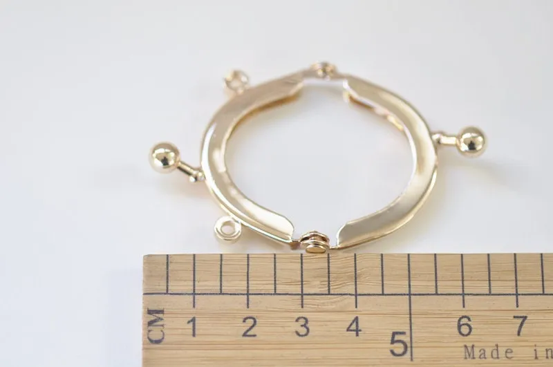 10 Pieces Mini Purse Frame Light Gold/Bronze/Silver/Matte Silver/Matte Gold 4x2.5cm