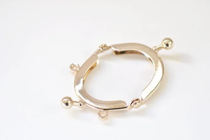 10 Pieces Mini Purse Frame Light Gold/Bronze/Silver/Matte Silver/Matte Gold 4x2.5cm
