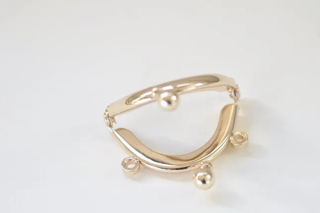 10 Pieces Mini Purse Frame Light Gold/Bronze/Silver/Matte Silver/Matte Gold 4x2.5cm