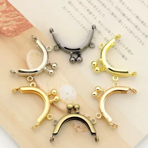 10 Pieces Mini Purse Frame Light Gold/Bronze/Silver/Matte Silver/Matte Gold 4x2.5cm