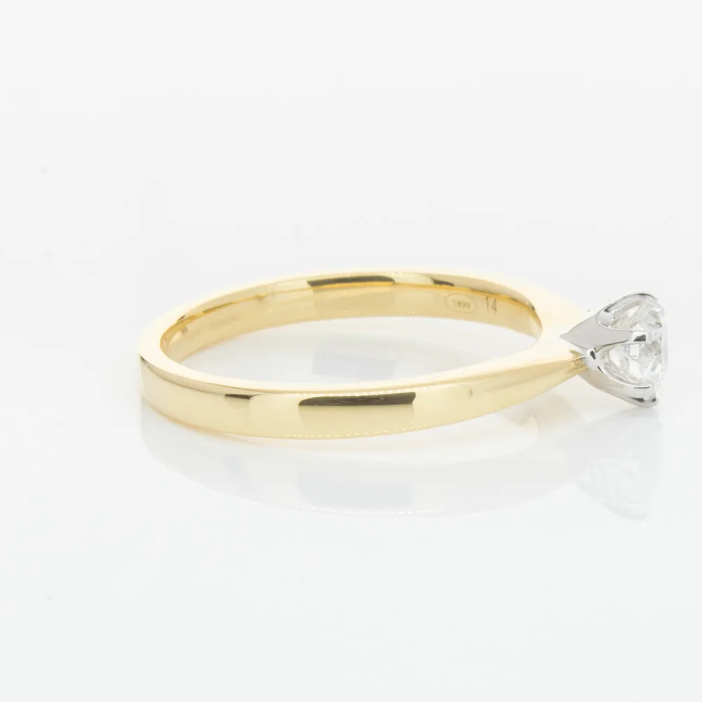 18ct Yellow Gold .41ct Diamond Nova Ring