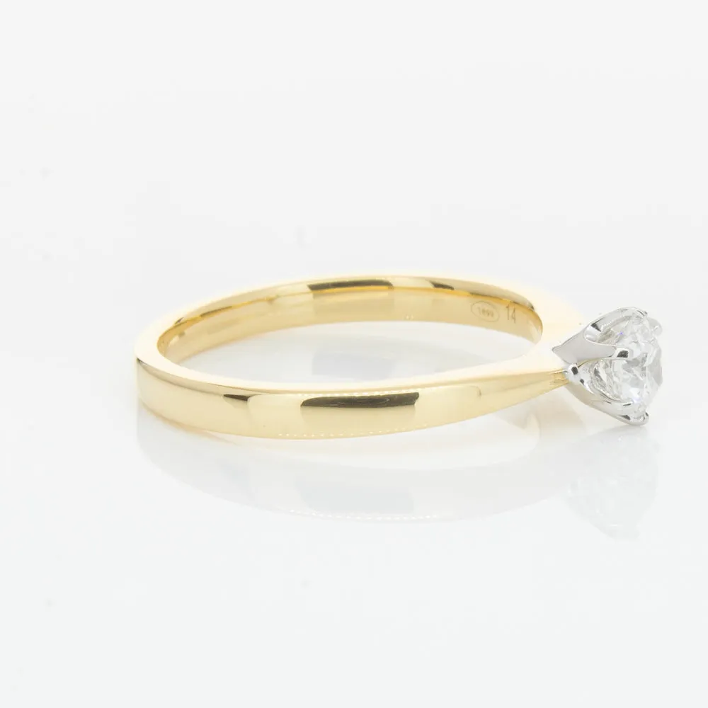 18ct Yellow Gold .41ct Diamond Nova Ring