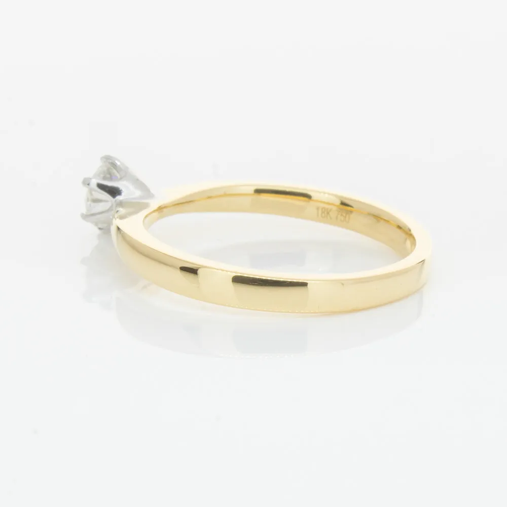 18ct Yellow Gold .41ct Diamond Nova Ring