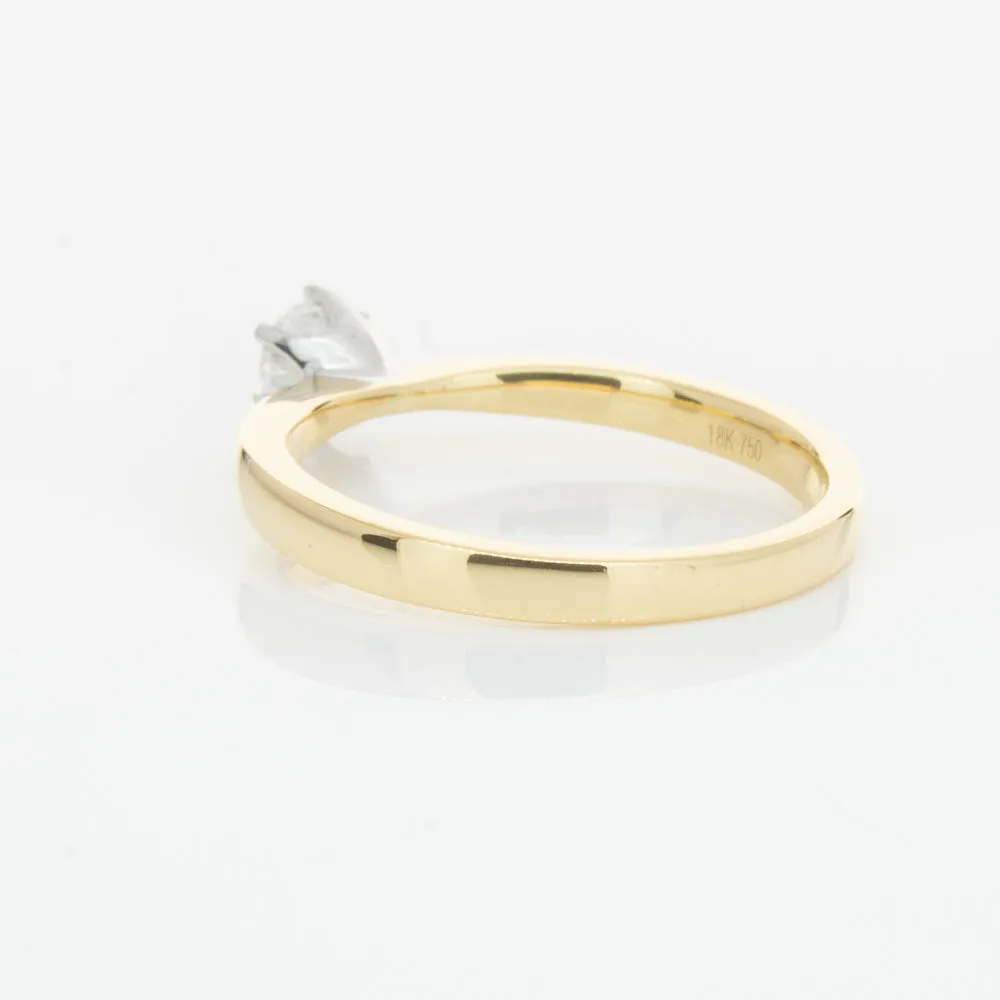 18ct Yellow Gold .41ct Diamond Nova Ring