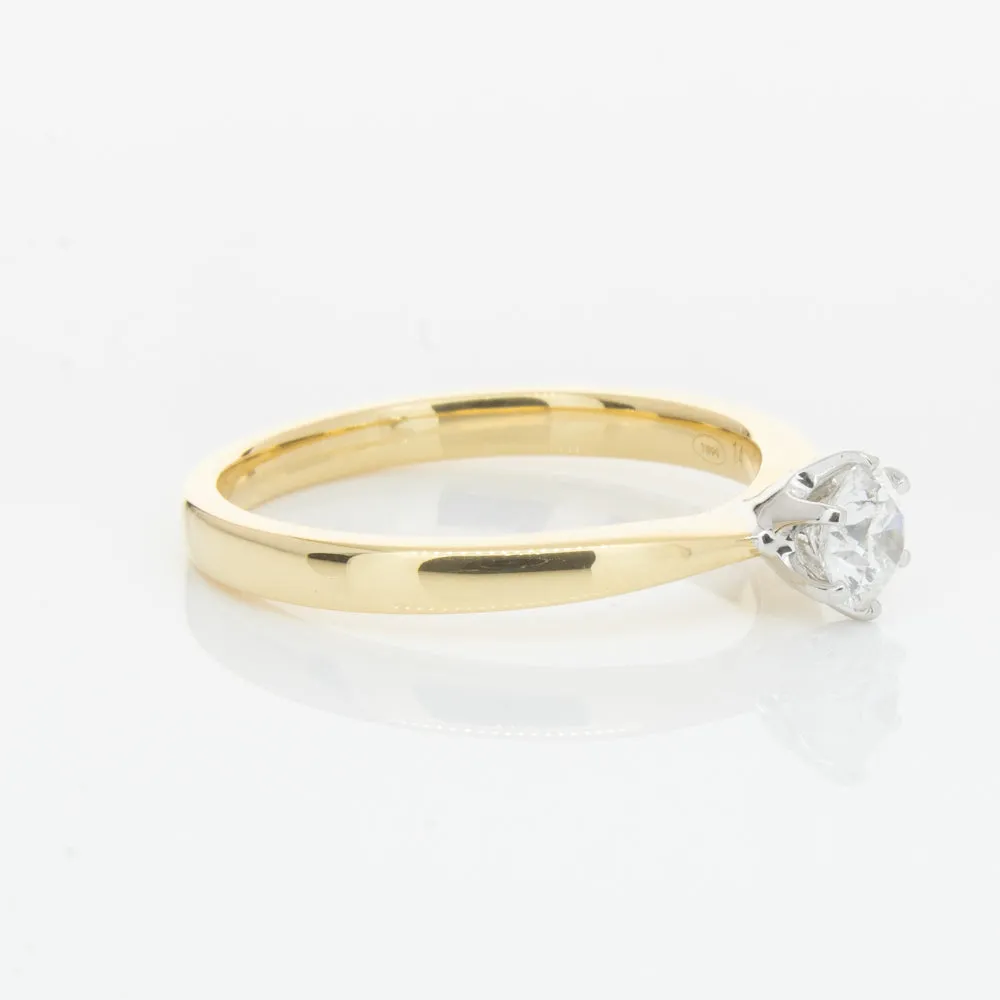 18ct Yellow Gold .41ct Diamond Nova Ring