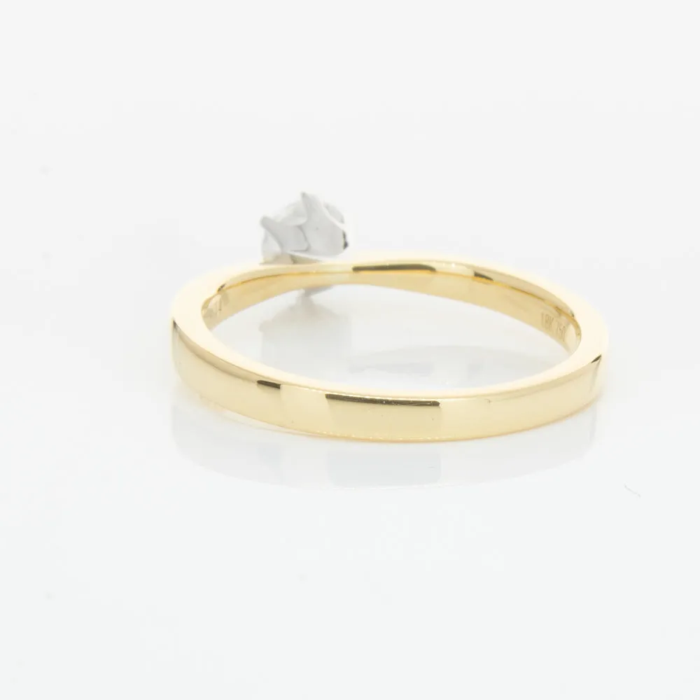 18ct Yellow Gold .41ct Diamond Nova Ring