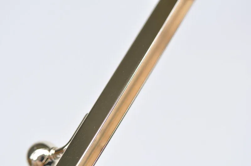 21cm x 6.5cm (8" x 2") Light Gold Purse Frame Clutch Bag Making Hanger Frame