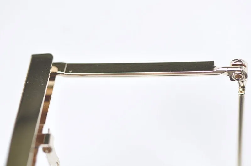 21cm x 6.5cm (8" x 2") Light Gold Purse Frame Clutch Bag Making Hanger Frame