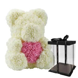 34 Designs of Rainbow Enchanted Forever Rose Heart Teddy Bears: The Perfect Valentine's Day Gift