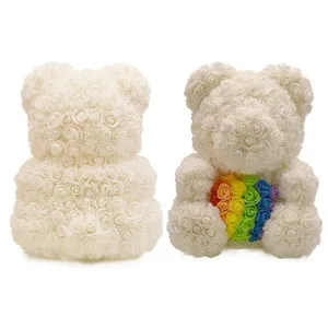 34 Designs of Rainbow Enchanted Forever Rose Heart Teddy Bears: The Perfect Valentine's Day Gift
