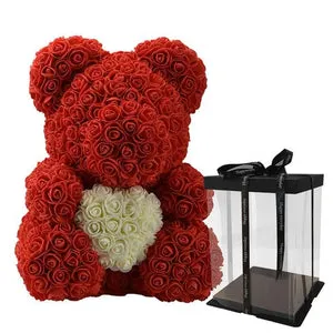 34 Designs of Rainbow Enchanted Forever Rose Heart Teddy Bears: The Perfect Valentine's Day Gift