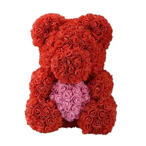 34 Designs of Rainbow Enchanted Forever Rose Heart Teddy Bears: The Perfect Valentine's Day Gift