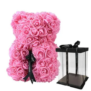 34 Designs of Rainbow Enchanted Forever Rose Heart Teddy Bears: The Perfect Valentine's Day Gift