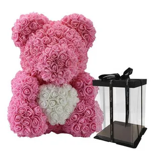 34 Designs of Rainbow Enchanted Forever Rose Heart Teddy Bears: The Perfect Valentine's Day Gift