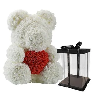 34 Designs of Rainbow Enchanted Forever Rose Heart Teddy Bears: The Perfect Valentine's Day Gift