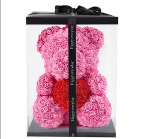 34 Designs of Rainbow Enchanted Forever Rose Heart Teddy Bears: The Perfect Valentine's Day Gift