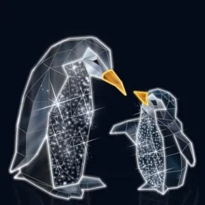 3D LED ORIGAMI PENGUINS