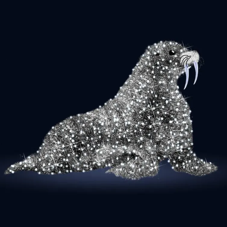 3D LED WALRUS