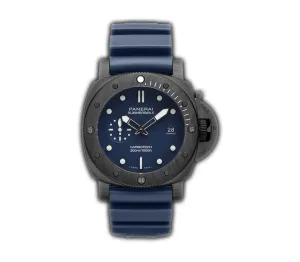 44mm QuarantaQuattro Carbotech Blu Abisso Blue Dial