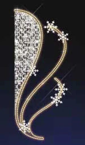 8FT LED GOLD ACCENT POLE MOUNT