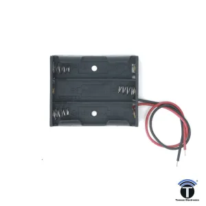 AA 3 Cell Battery Holder  Flat Type