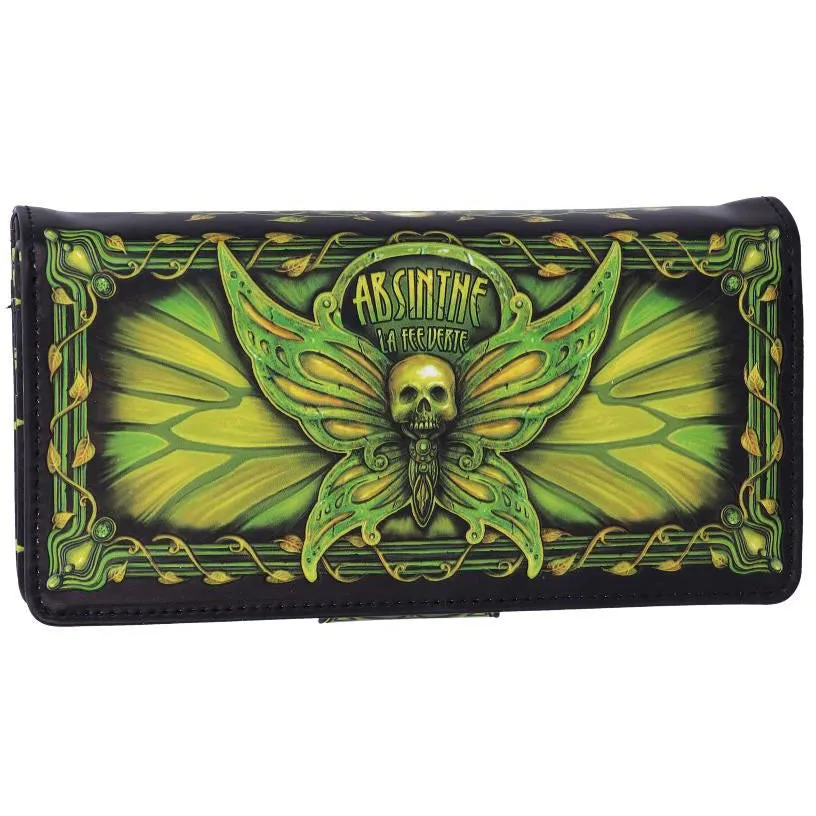 Absinthe La Fee Verte Embossed Purse