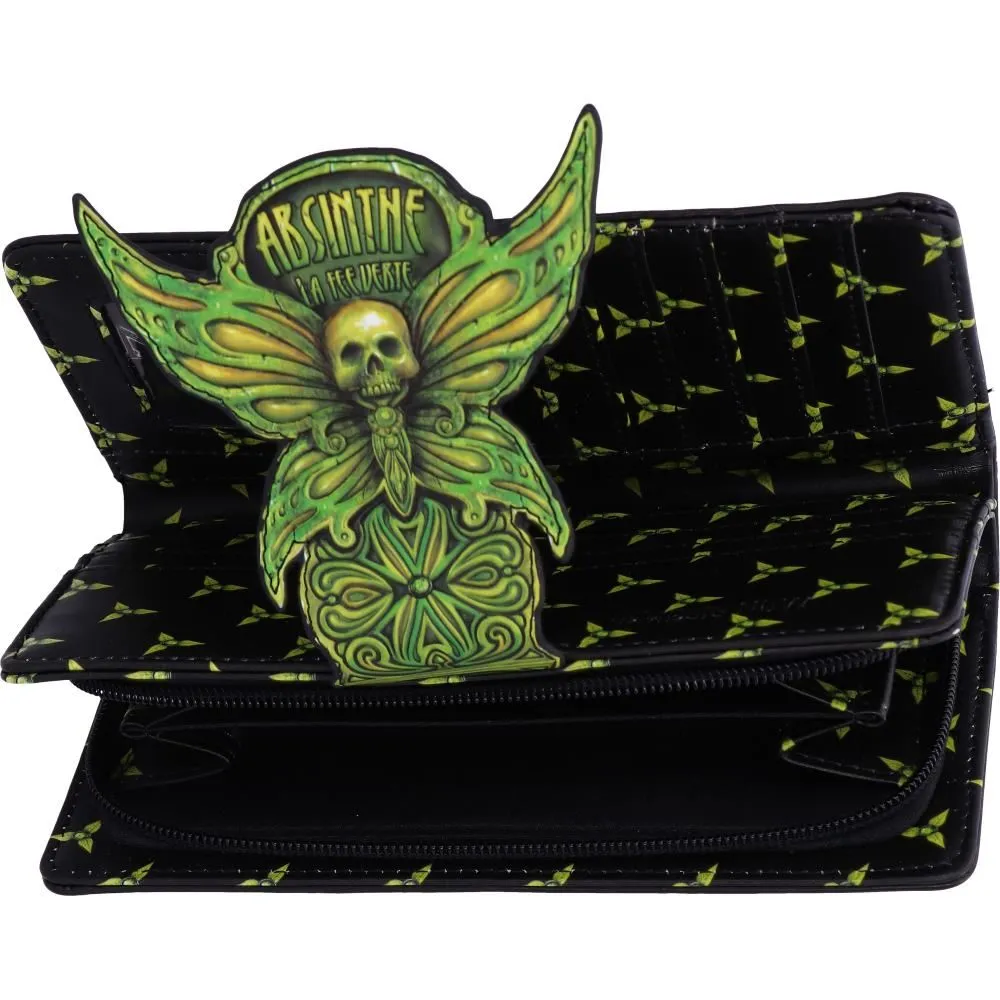 Absinthe La Fee Verte Embossed Purse