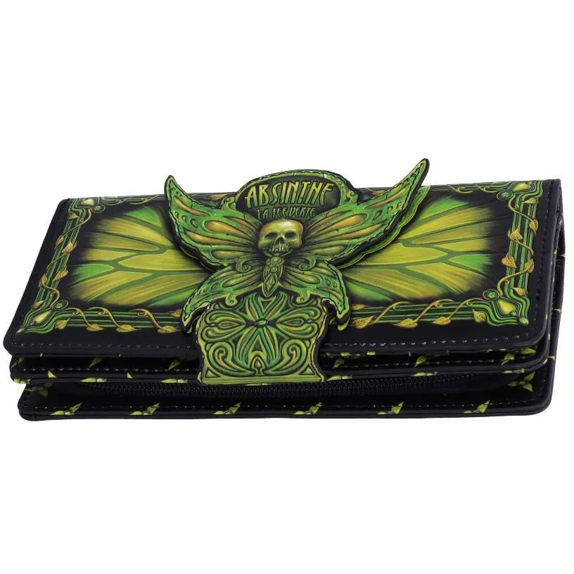 Absinthe La Fee Verte Embossed Purse