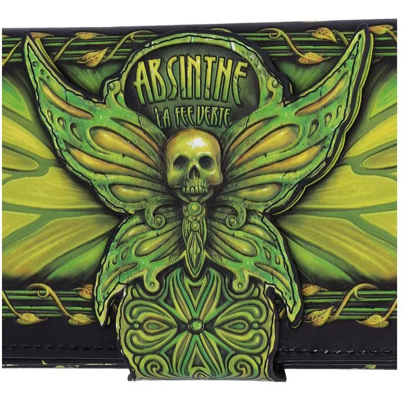 Absinthe La Fee Verte Embossed Purse