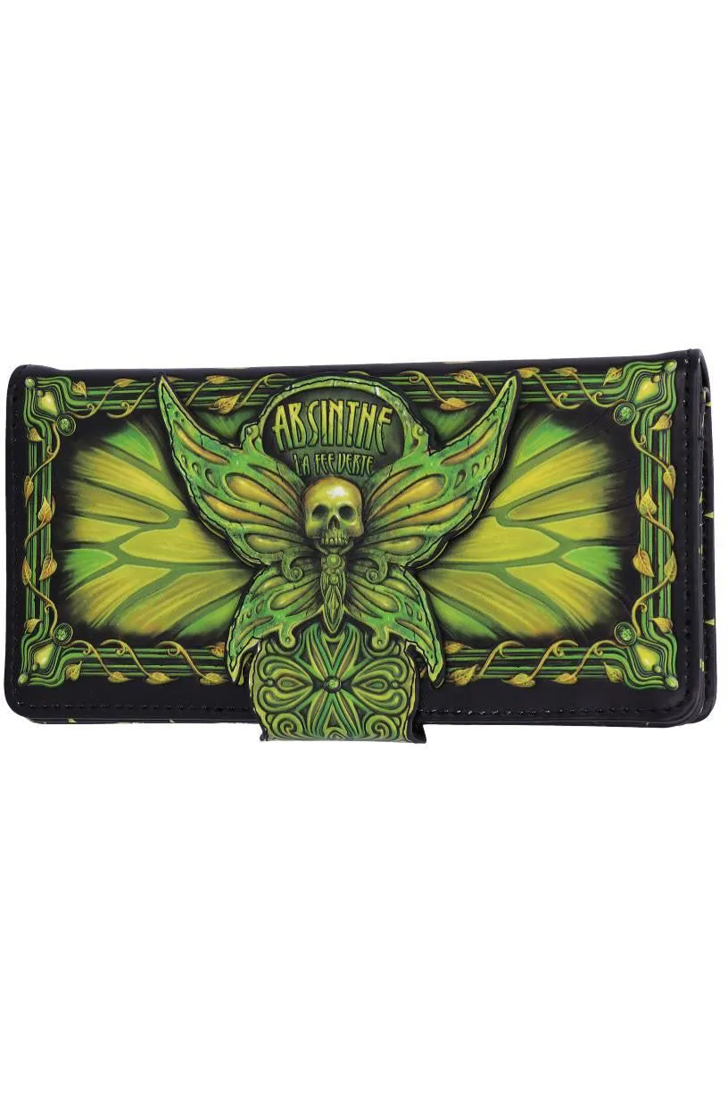 Absinthe La Fee Verte Embossed Purse