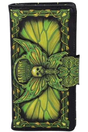 Absinthe La Fee Verte Embossed Purse