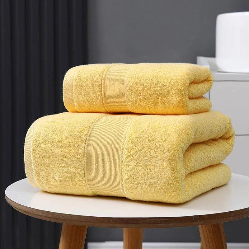 Absorbent Quick-Dry Thick Cotton Bath Towel
