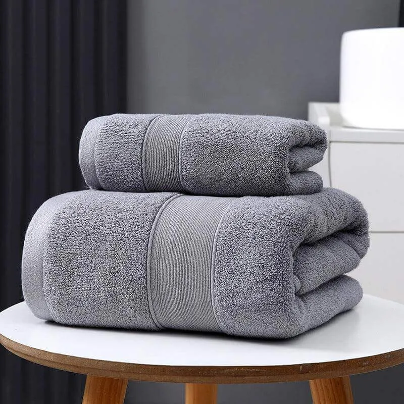 Absorbent Quick-Dry Thick Cotton Bath Towel