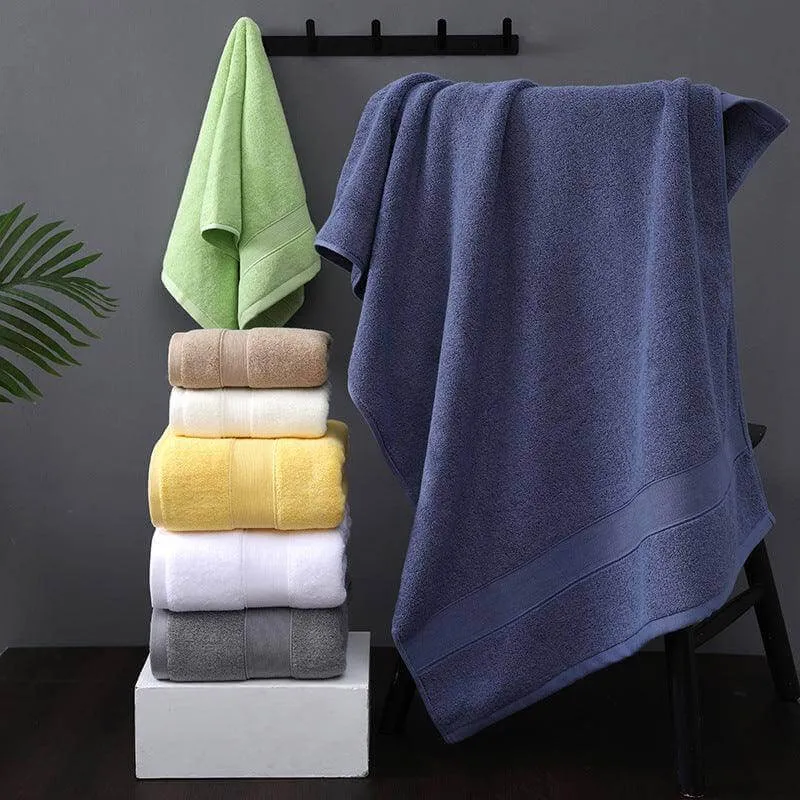 Absorbent Quick-Dry Thick Cotton Bath Towel