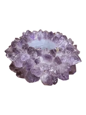 Amethyst Candle Holder