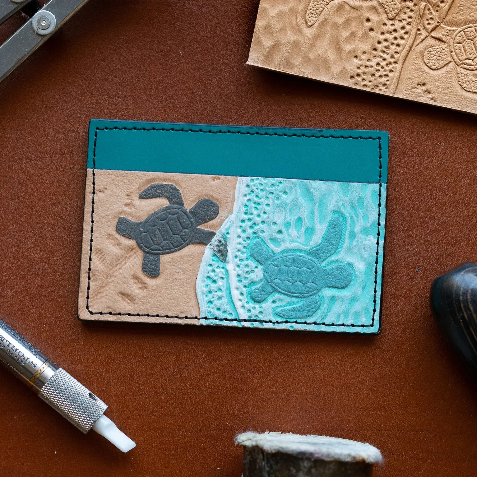 Baby Sea Turtles Card Wallet