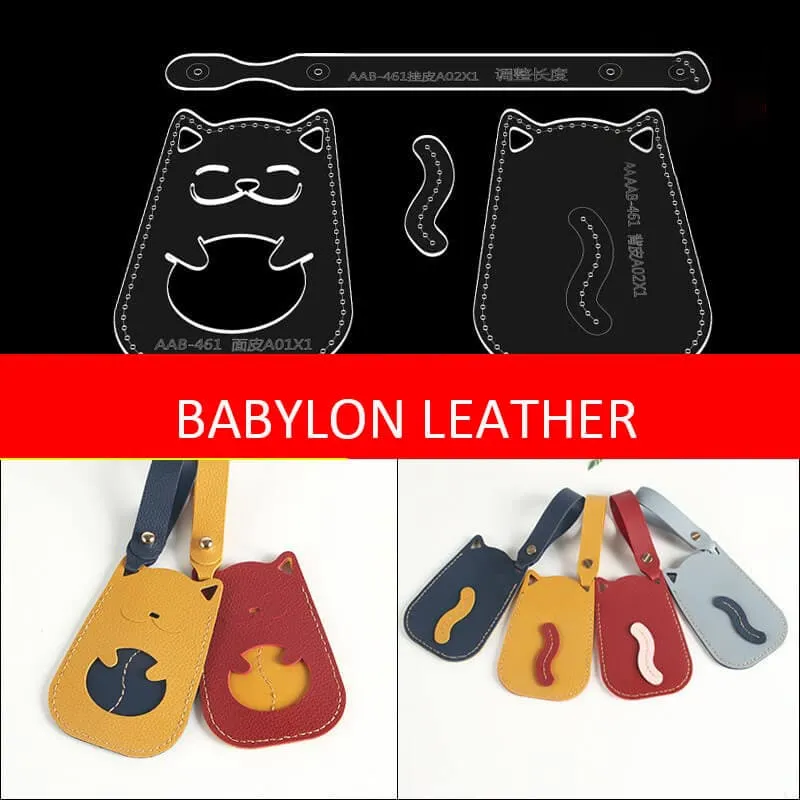 BABYLON™ Cat-Shaped Card Holder ID Case Pattern AAB-461