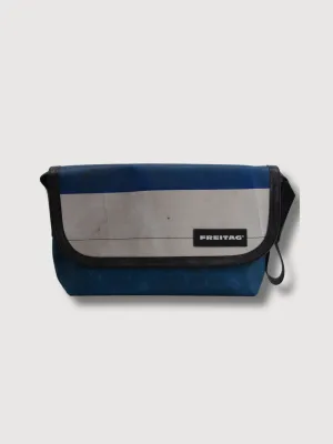 Bag F41 Hawaii Five-0 Blue White Line In Used Truck Tarps | Freitag