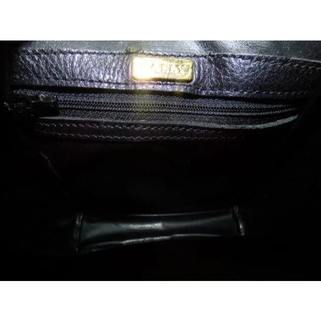 Bally Vintage Pursesdesigner Purses Black Leather And Brown Crocodile Embossed Leather Smooth Cross