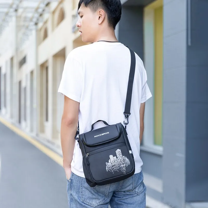 Bicycle Bag Bike Frame Bag Front Tube Pocket Shoulder Pack Waterproof Handlebar Bag