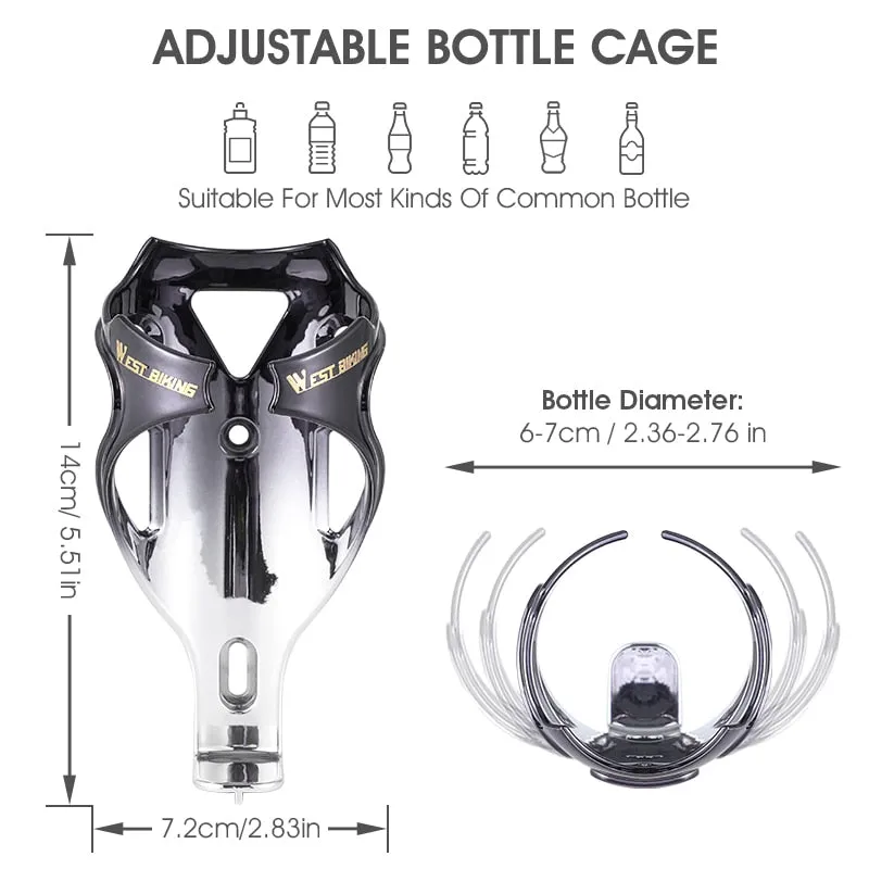 Bike Bottle Cage Ultralight MTB Road Bicycle Water Bottle Cage Holder Matte Drink Cup Brackets Cycling Accessories