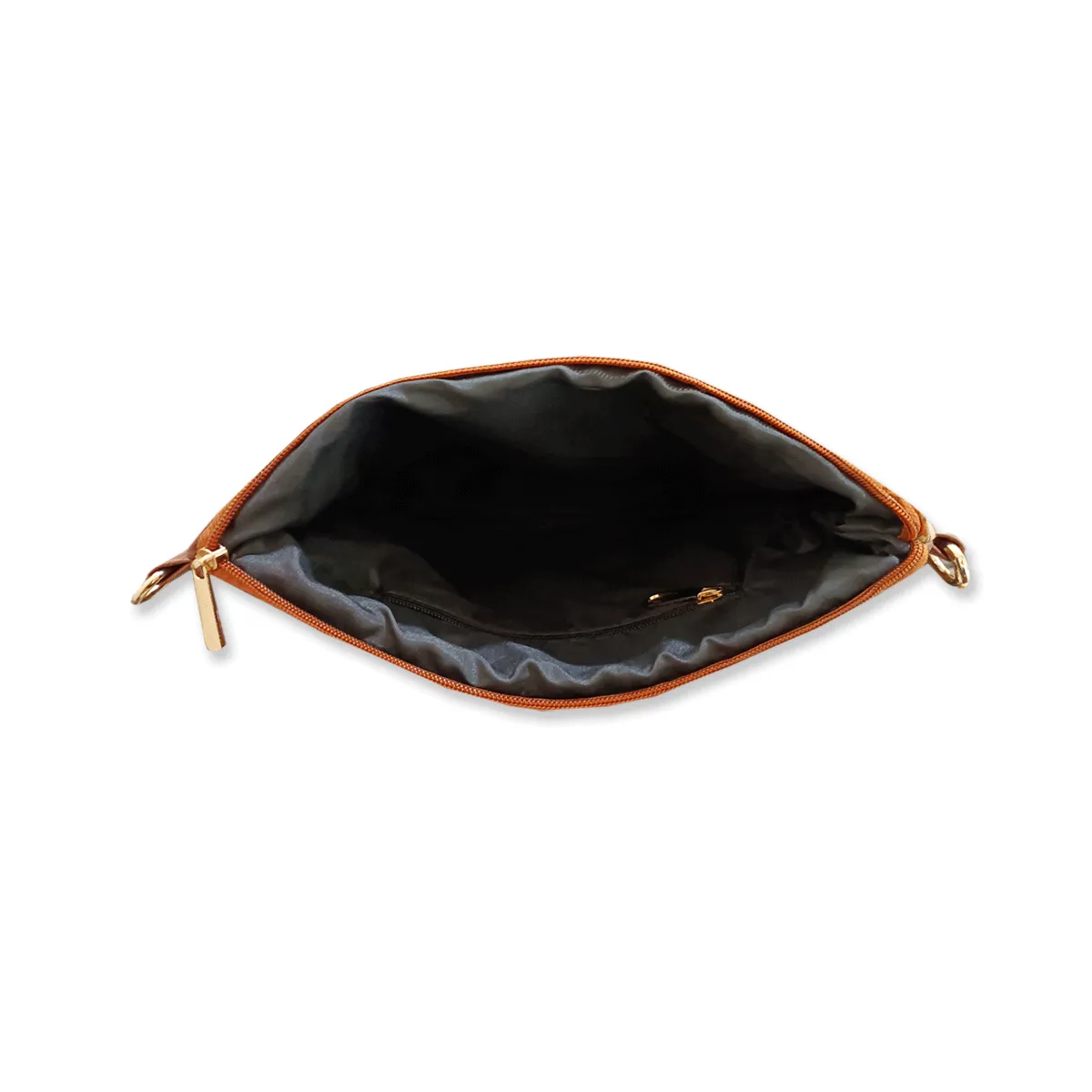 Black Buta Block Printed Messenger Bag