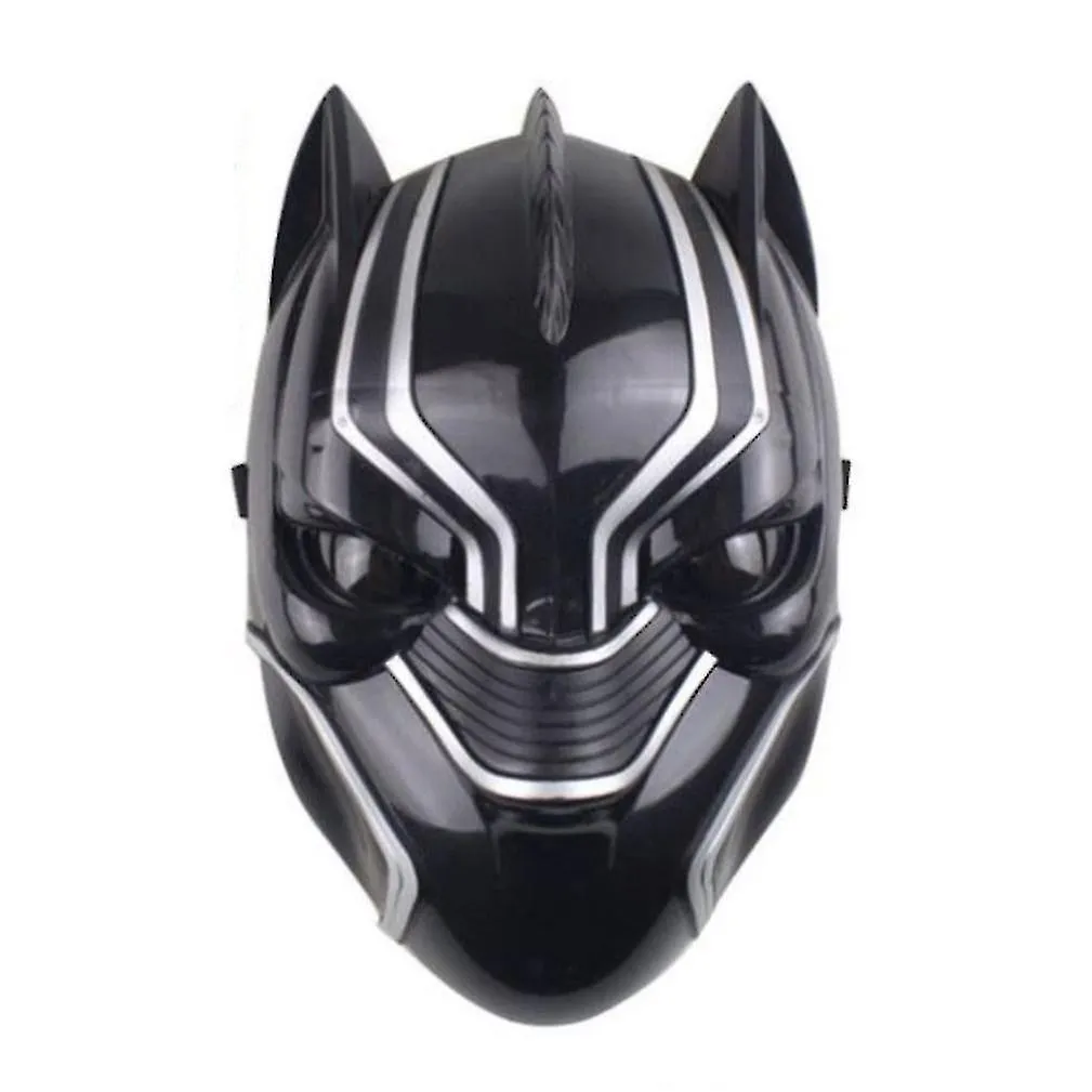 Black Panther Children's Luminous Halloween Mask Cosplay Props