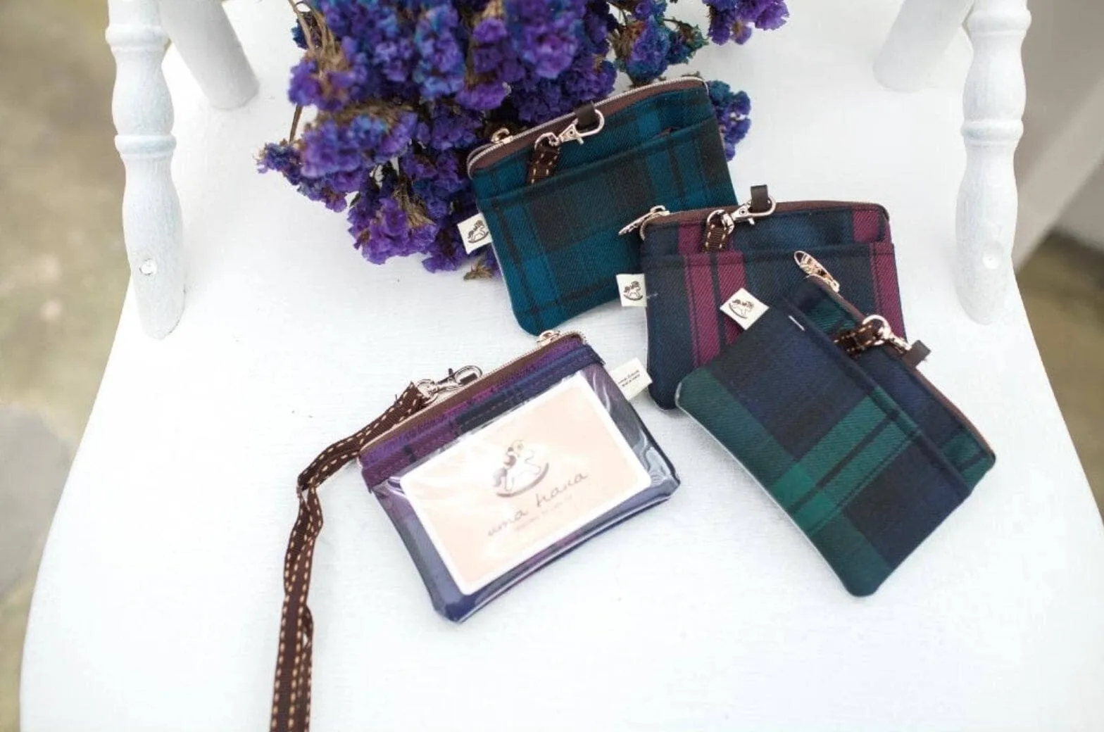 Black Sunrise Schnauzers Card & Coin Purse