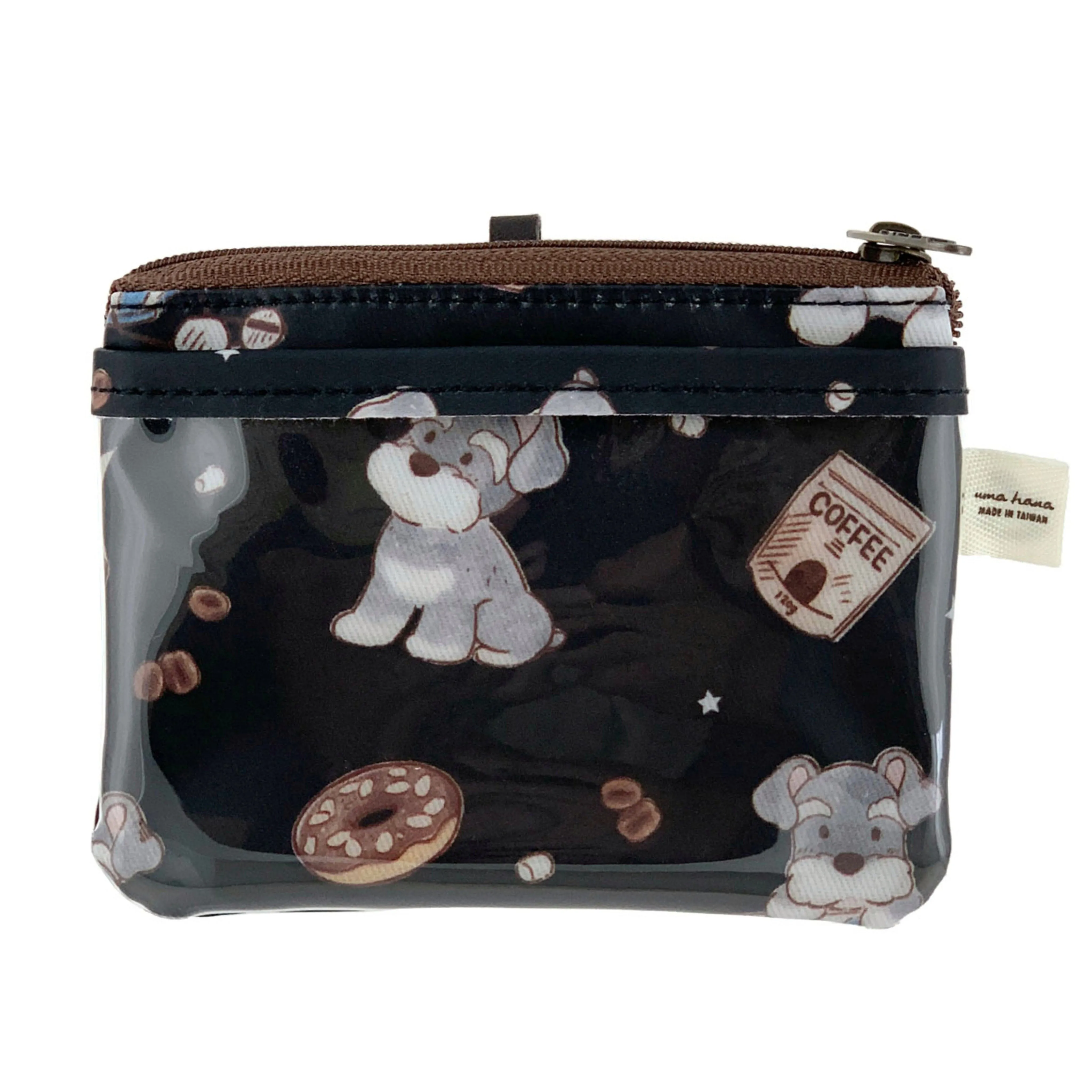 Black Sunrise Schnauzers Card & Coin Purse