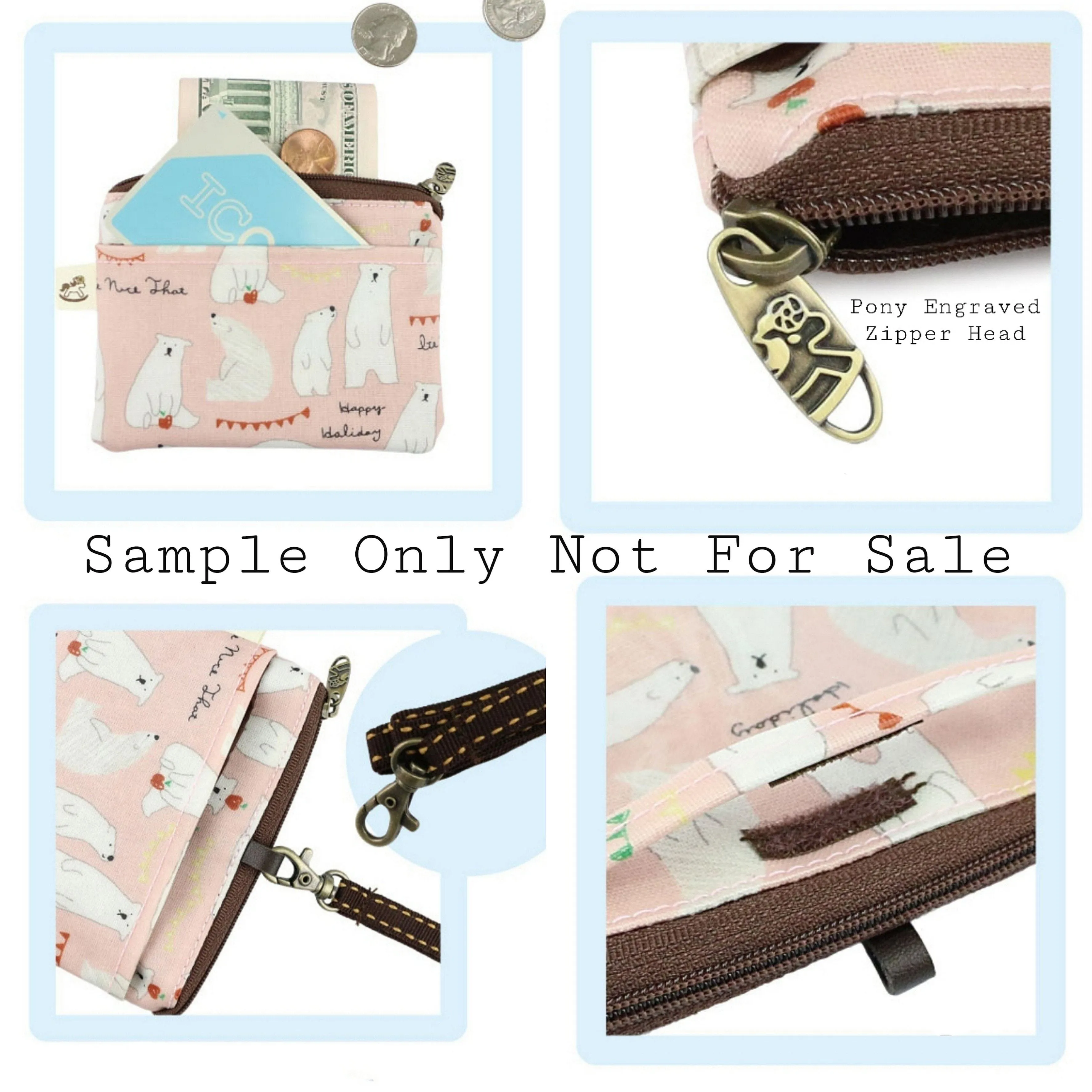 Black Sunrise Schnauzers Card & Coin Purse