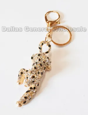 Bling Bling Leopard Key Chains Wholesale