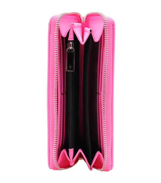 Brinley Zip Around Luminous Pink