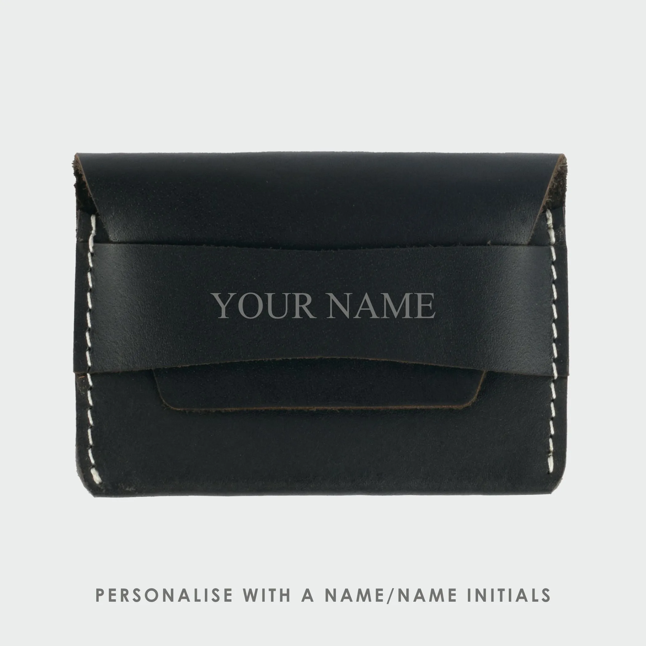 Brown Leather Flap Wallet