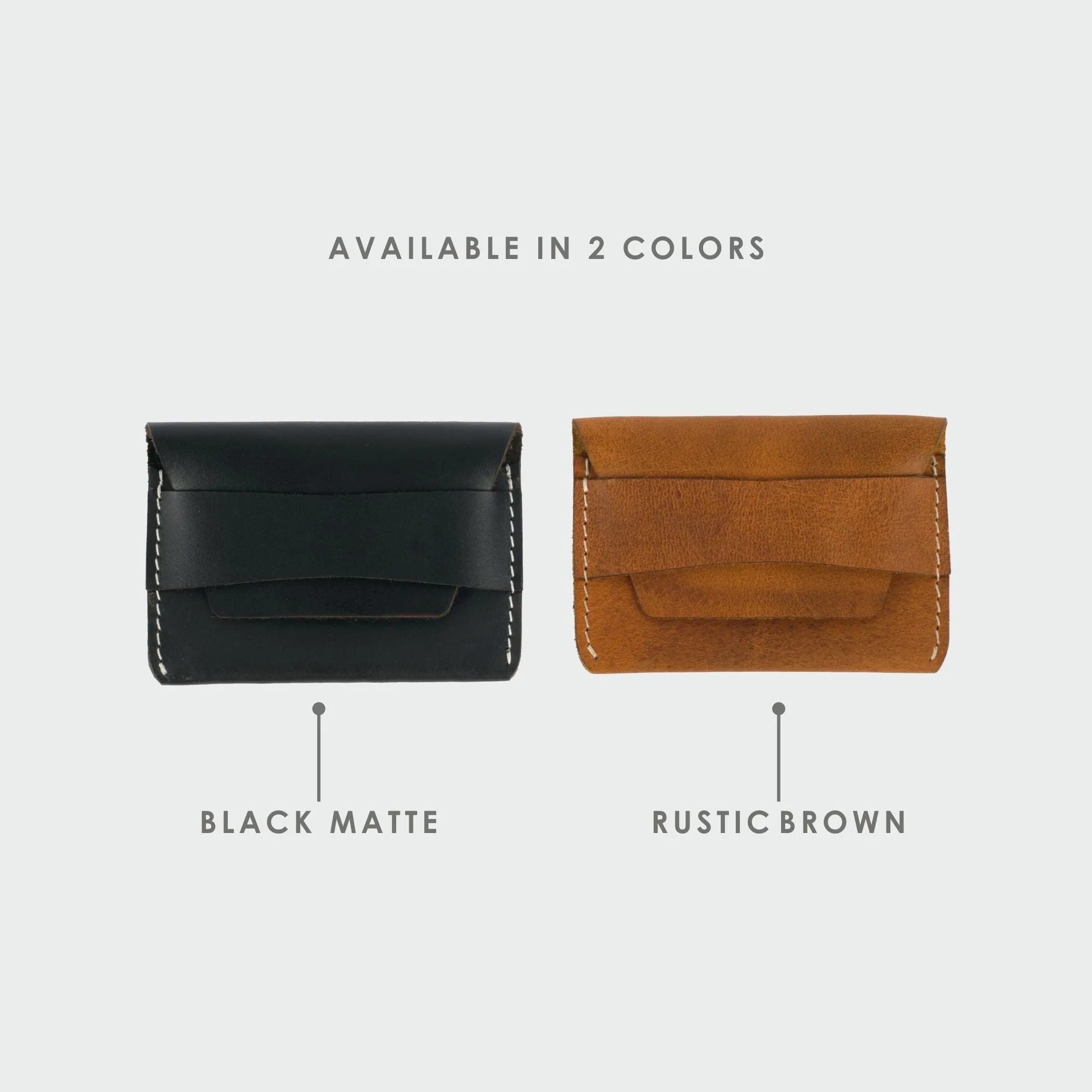 Brown Leather Flap Wallet